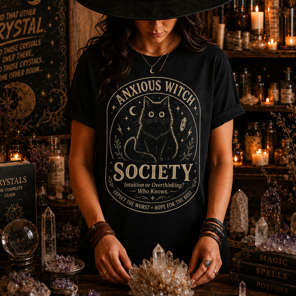 Moonnora Anxious Witch Society T-Shirt