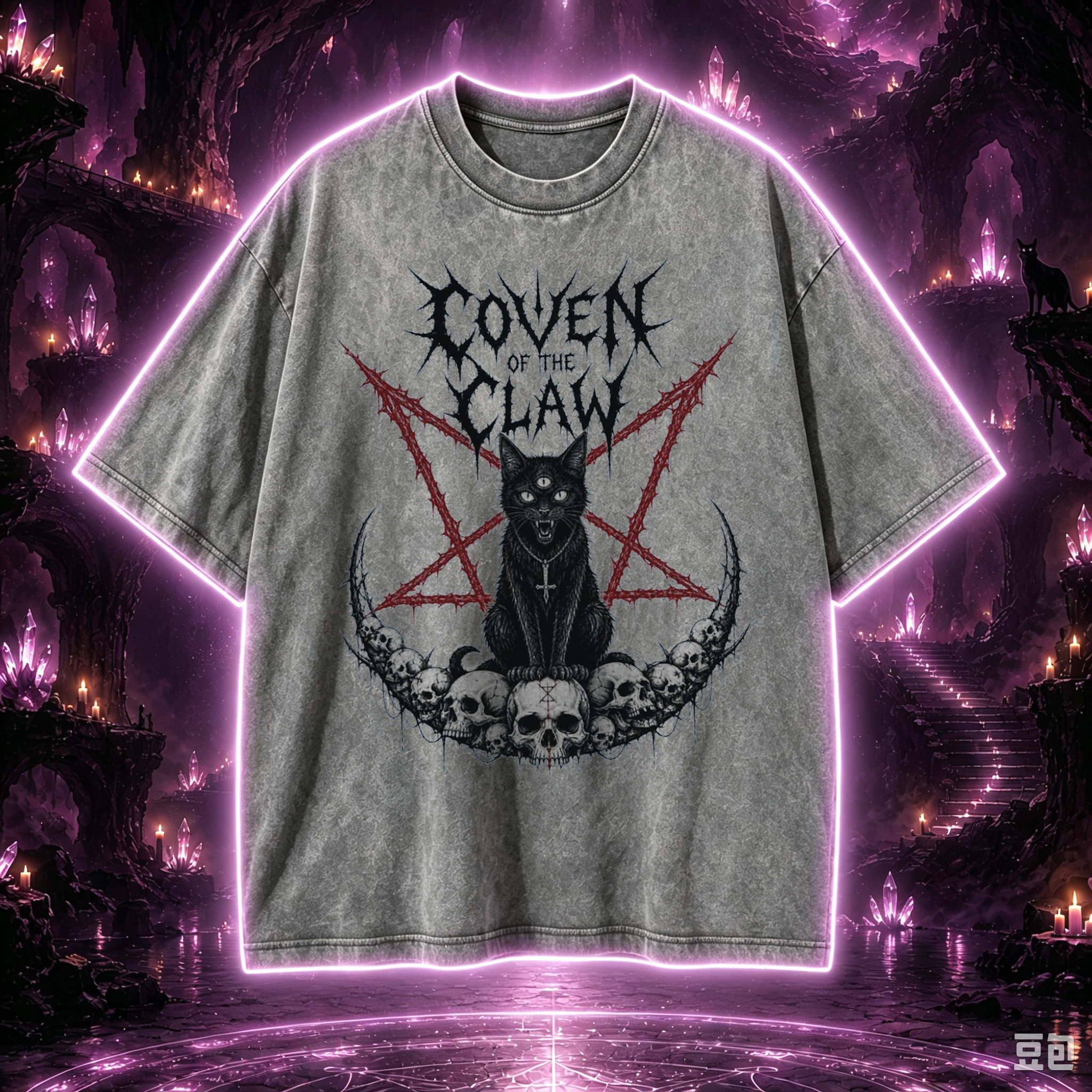 Moonnora Coven of the Claw Washed T-Shirt