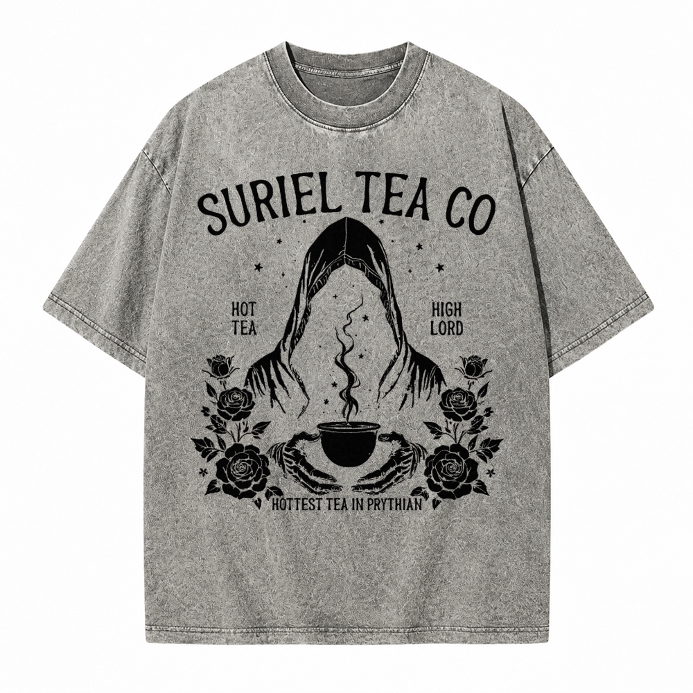Moonnora A Court Of Thorns and Roses Mysterious Reader Tarot Card On Comfort Colors Washed T-Shirt