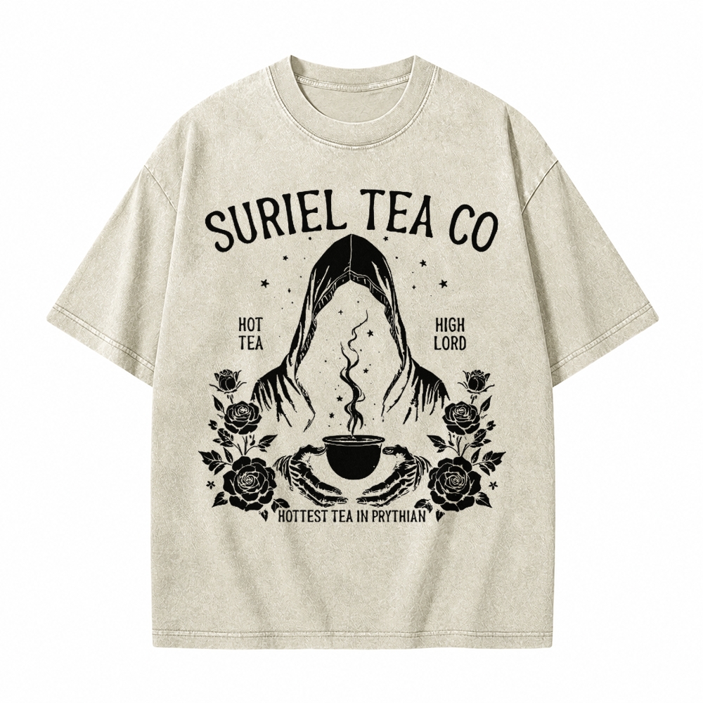 Moonnora A Court Of Thorns and Roses Mysterious Reader Tarot Card On Comfort Colors Washed T-Shirt
