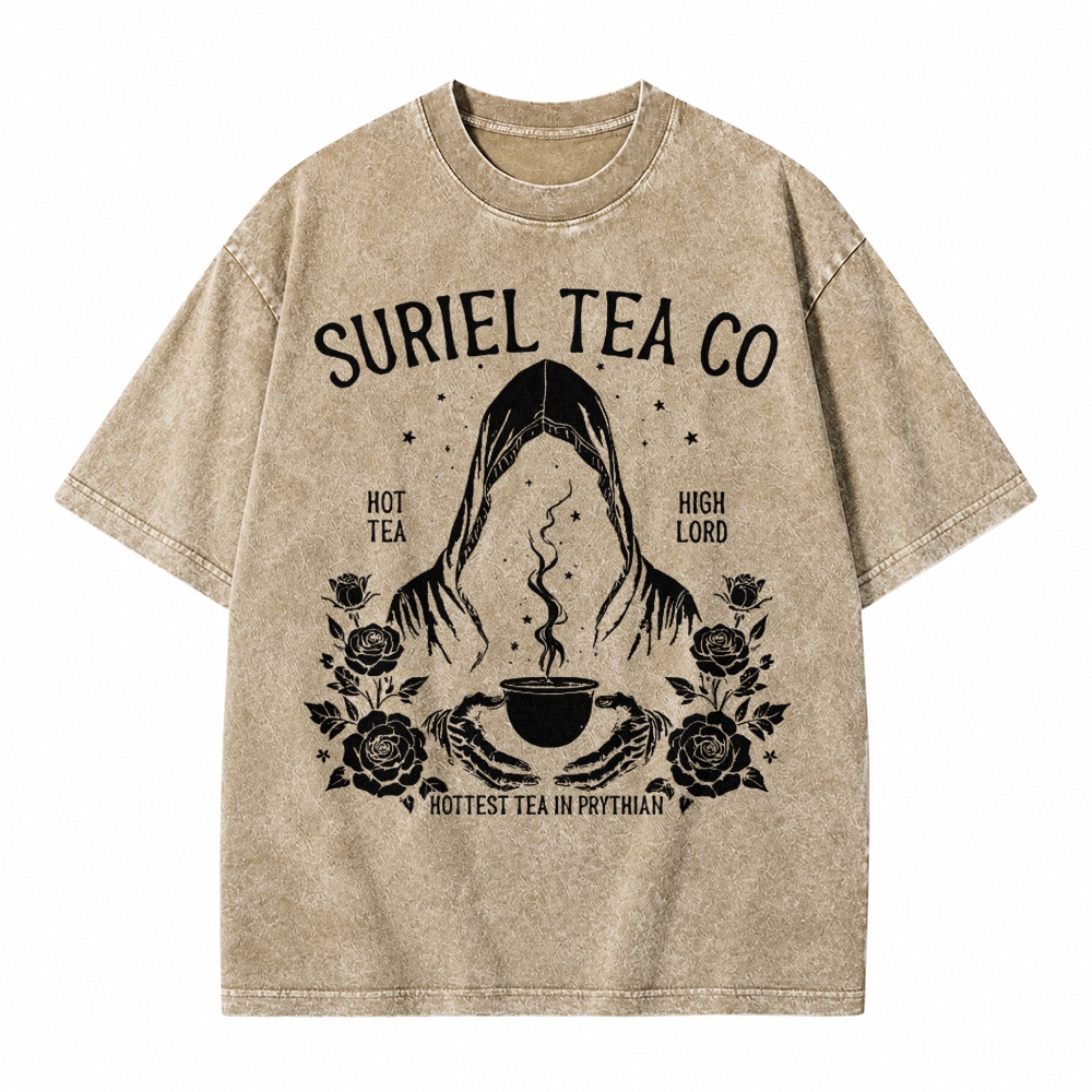 Moonnora A Court Of Thorns and Roses Mysterious Reader Tarot Card On Comfort Colors Washed T-Shirt