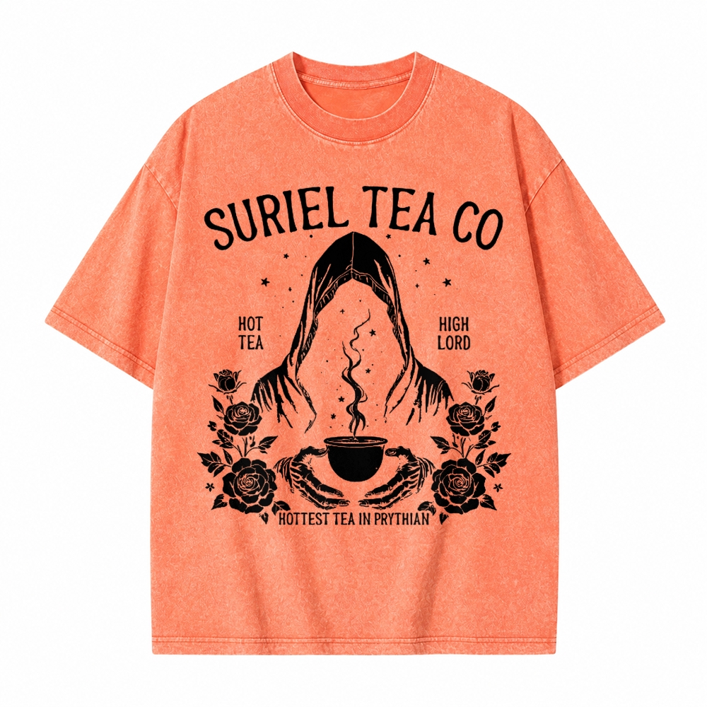 Moonnora A Court Of Thorns and Roses Mysterious Reader Tarot Card On Comfort Colors Washed T-Shirt
