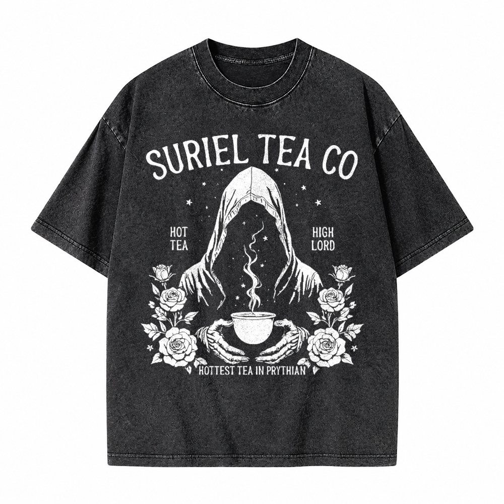 Moonnora A Court Of Thorns and Roses Mysterious Reader Tarot Card On Comfort Colors Washed T-Shirt