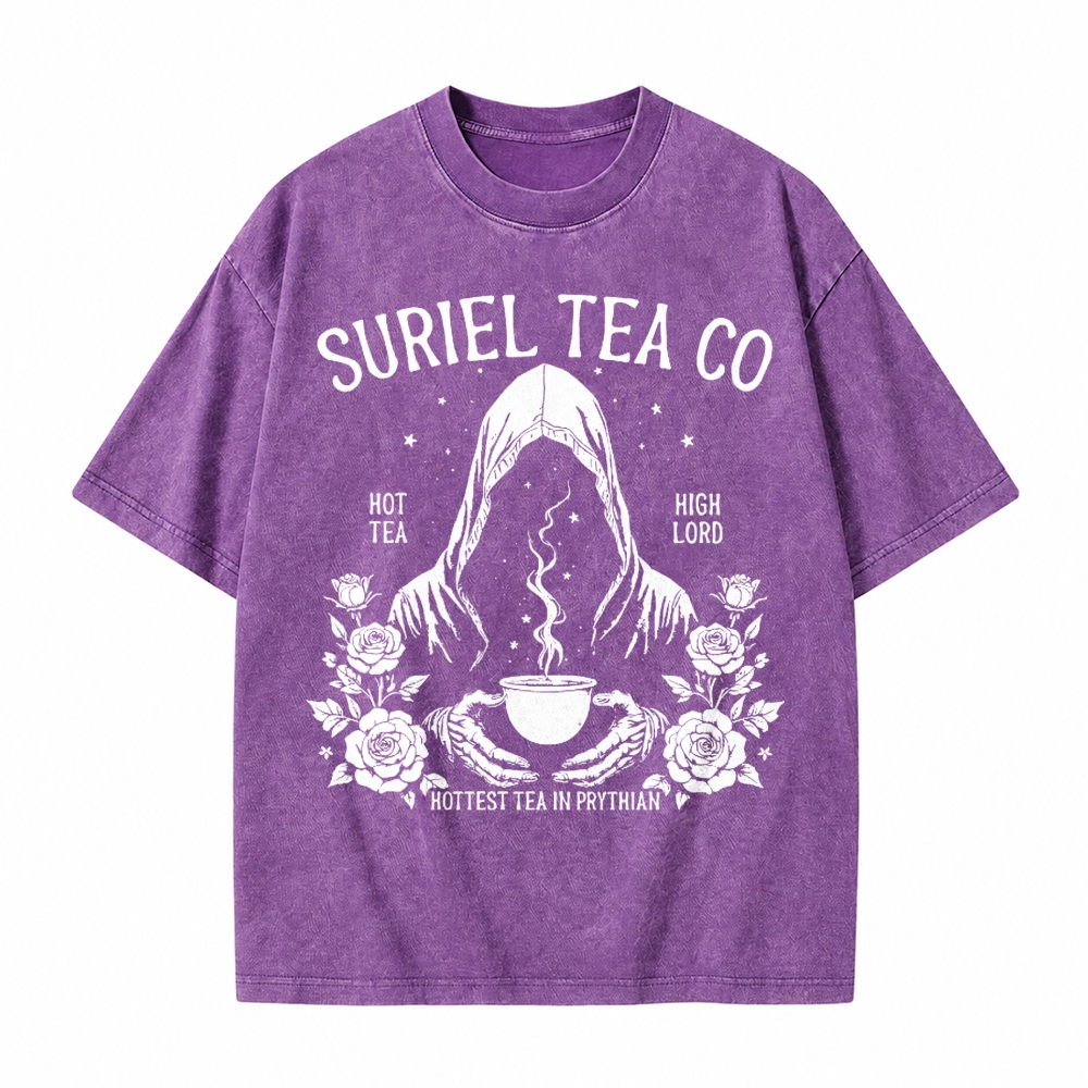 Moonnora A Court Of Thorns and Roses Mysterious Reader Tarot Card On Comfort Colors Washed T-Shirt