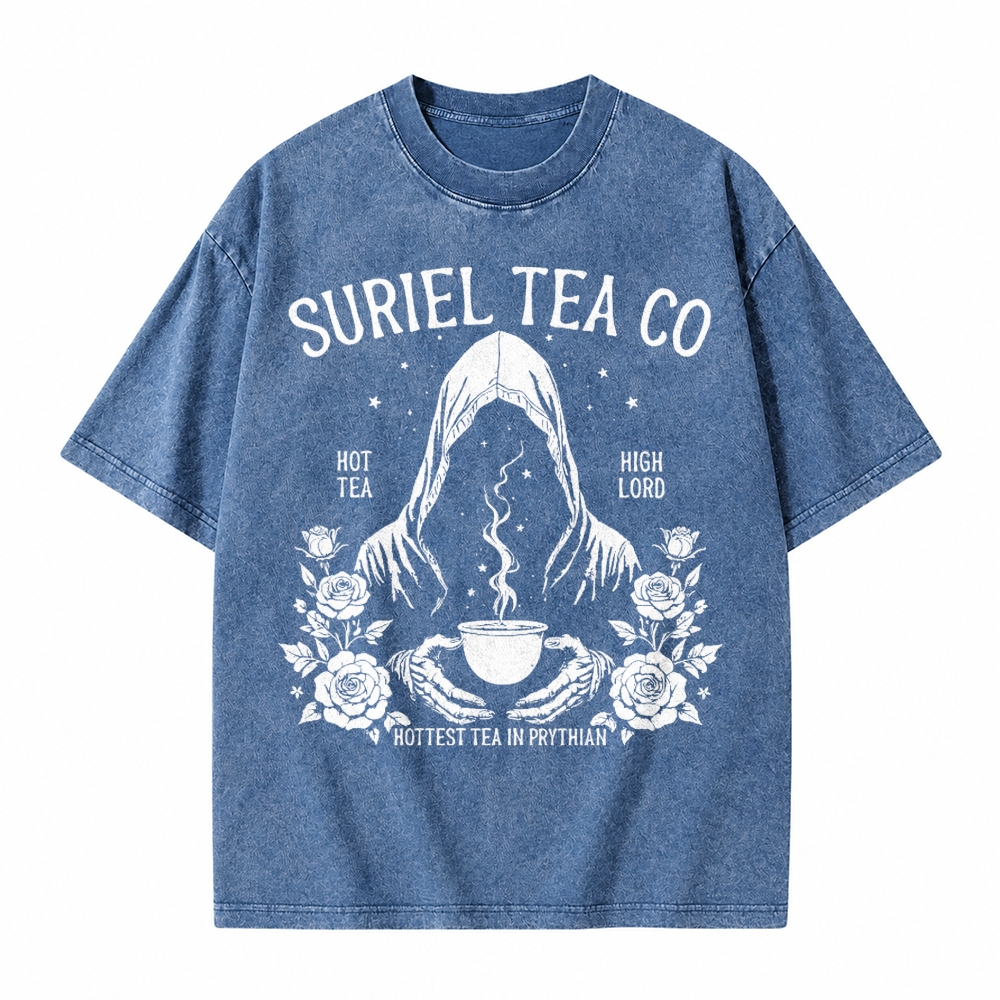 Moonnora A Court Of Thorns and Roses Mysterious Reader Tarot Card On Comfort Colors Washed T-Shirt