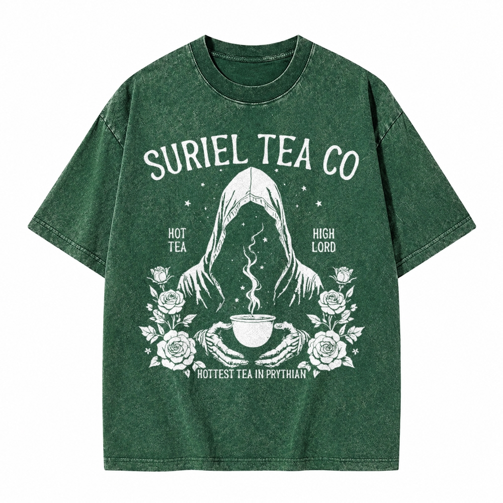 Moonnora A Court Of Thorns and Roses Mysterious Reader Tarot Card On Comfort Colors Washed T-Shirt