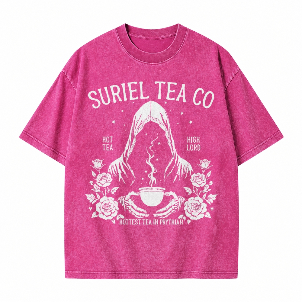 Moonnora A Court Of Thorns and Roses Mysterious Reader Tarot Card On Comfort Colors Washed T-Shirt