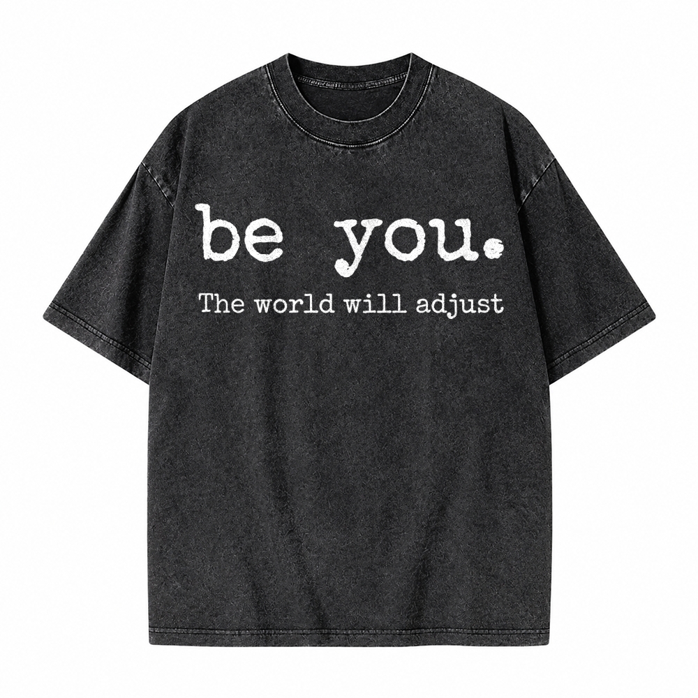 Moonnora Be You Tarot Card On Comfort Colors Washed T-Shirt
