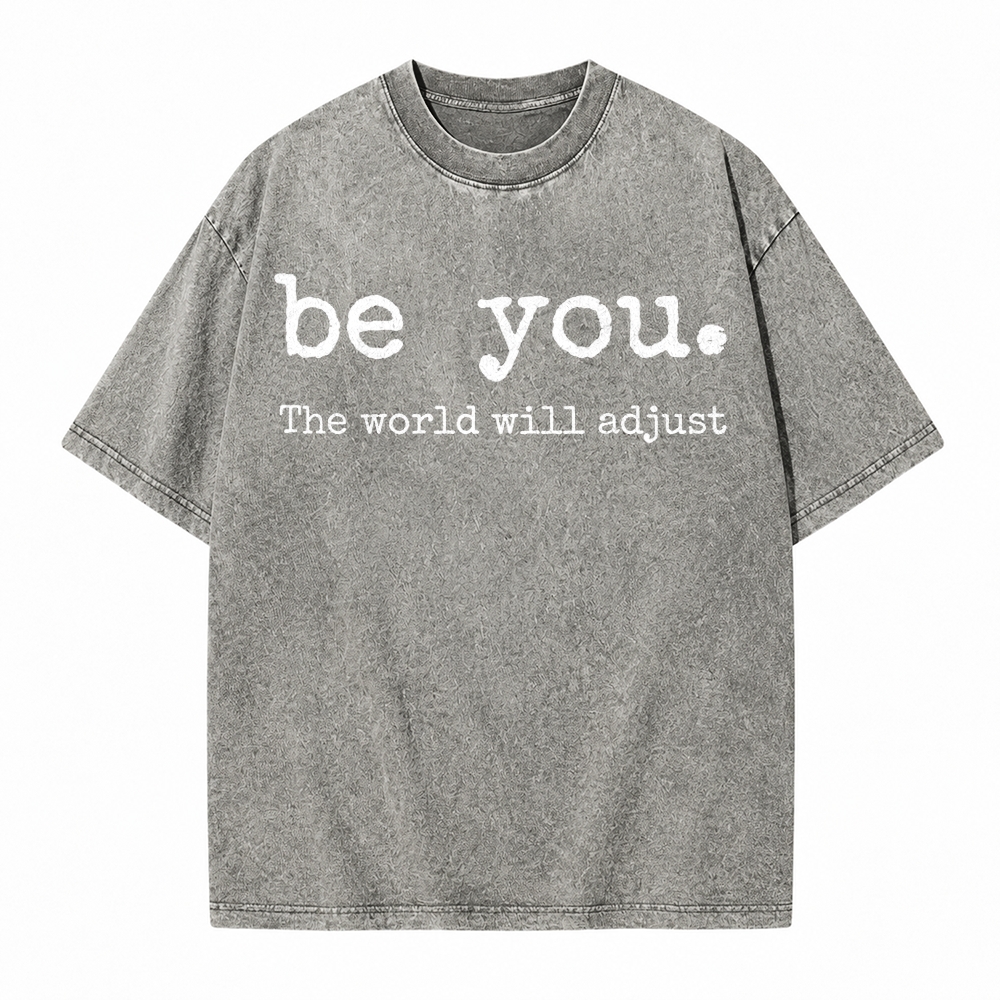 Moonnora Be You Tarot Card On Comfort Colors Washed T-Shirt