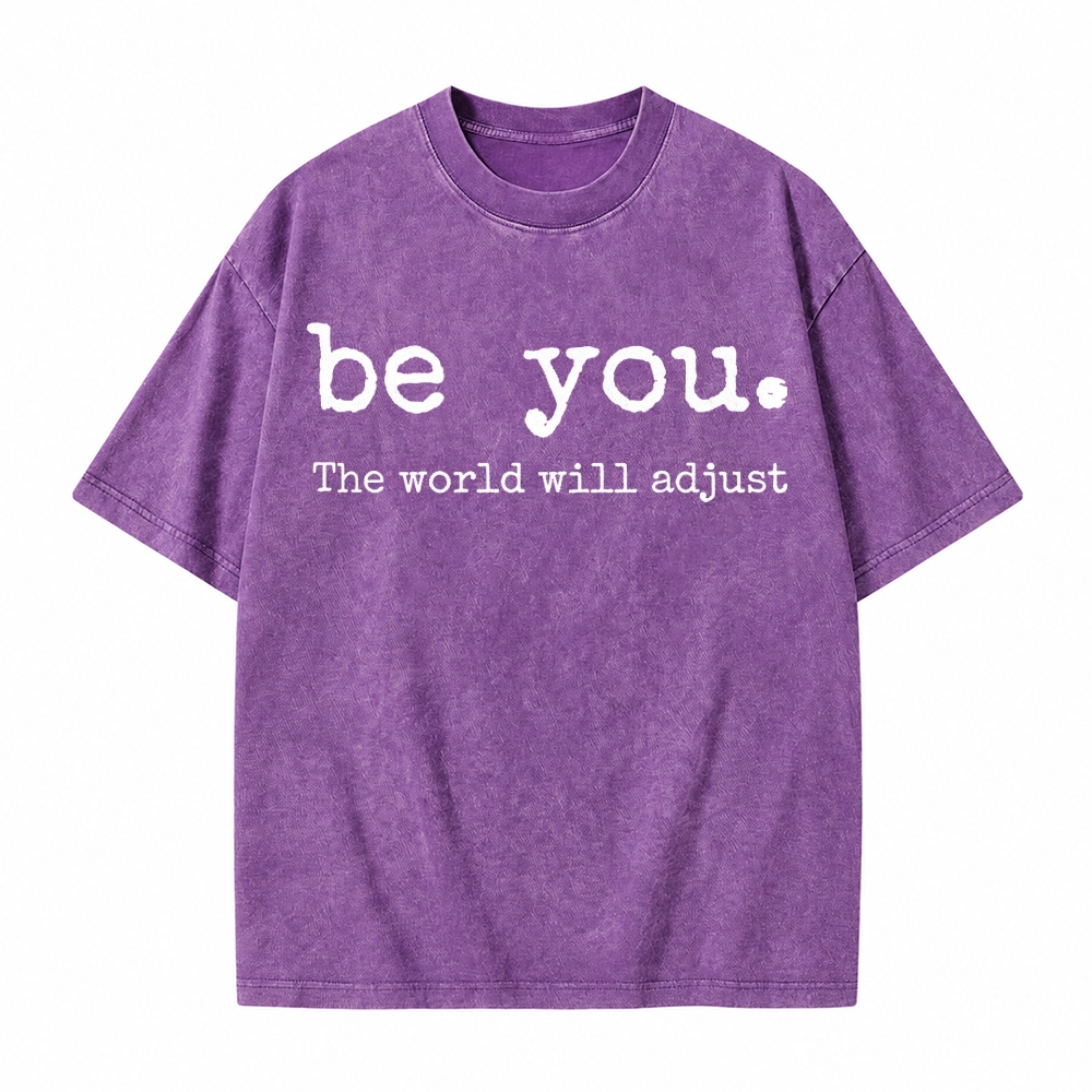 Moonnora Be You Tarot Card On Comfort Colors Washed T-Shirt