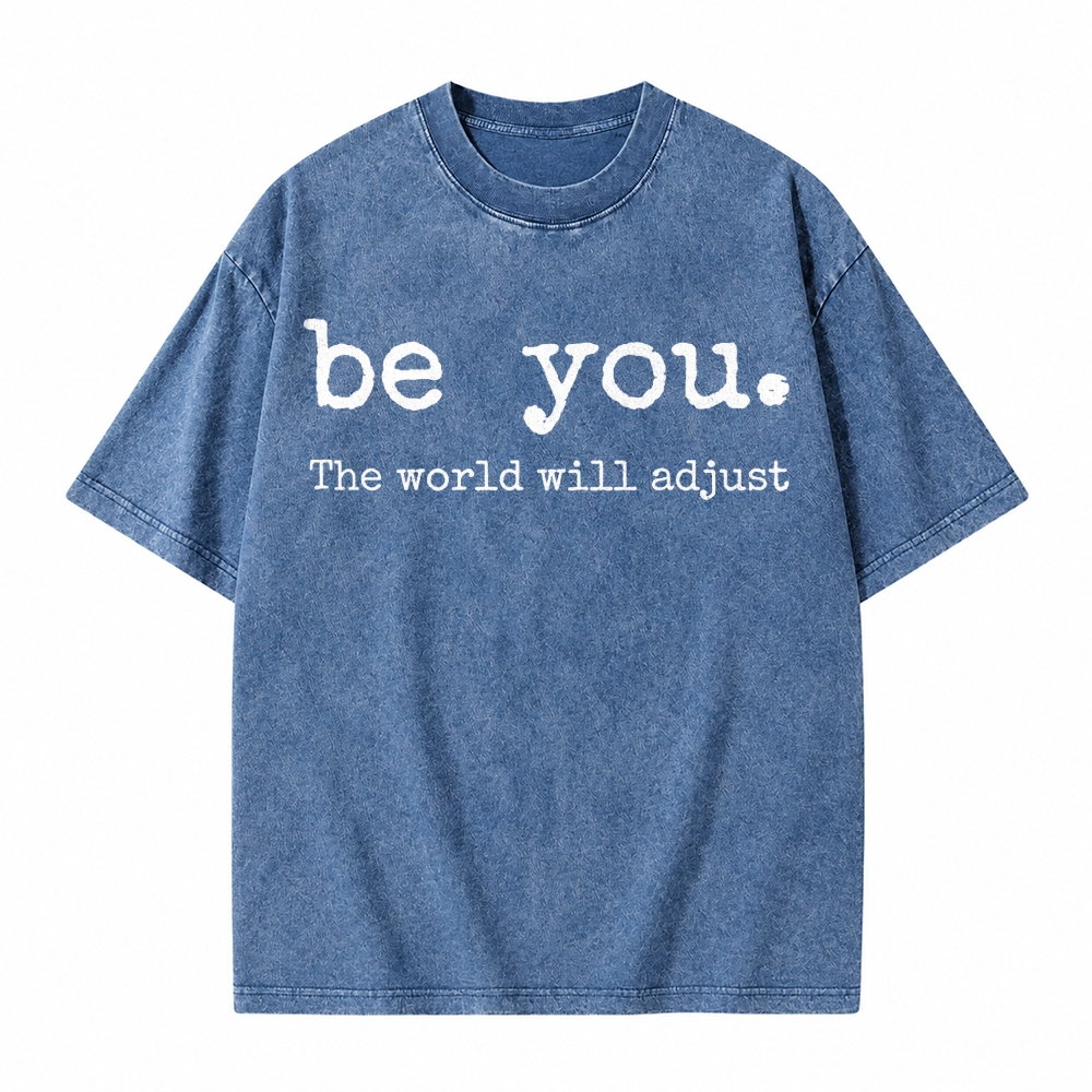 Moonnora Be You Tarot Card On Comfort Colors Washed T-Shirt