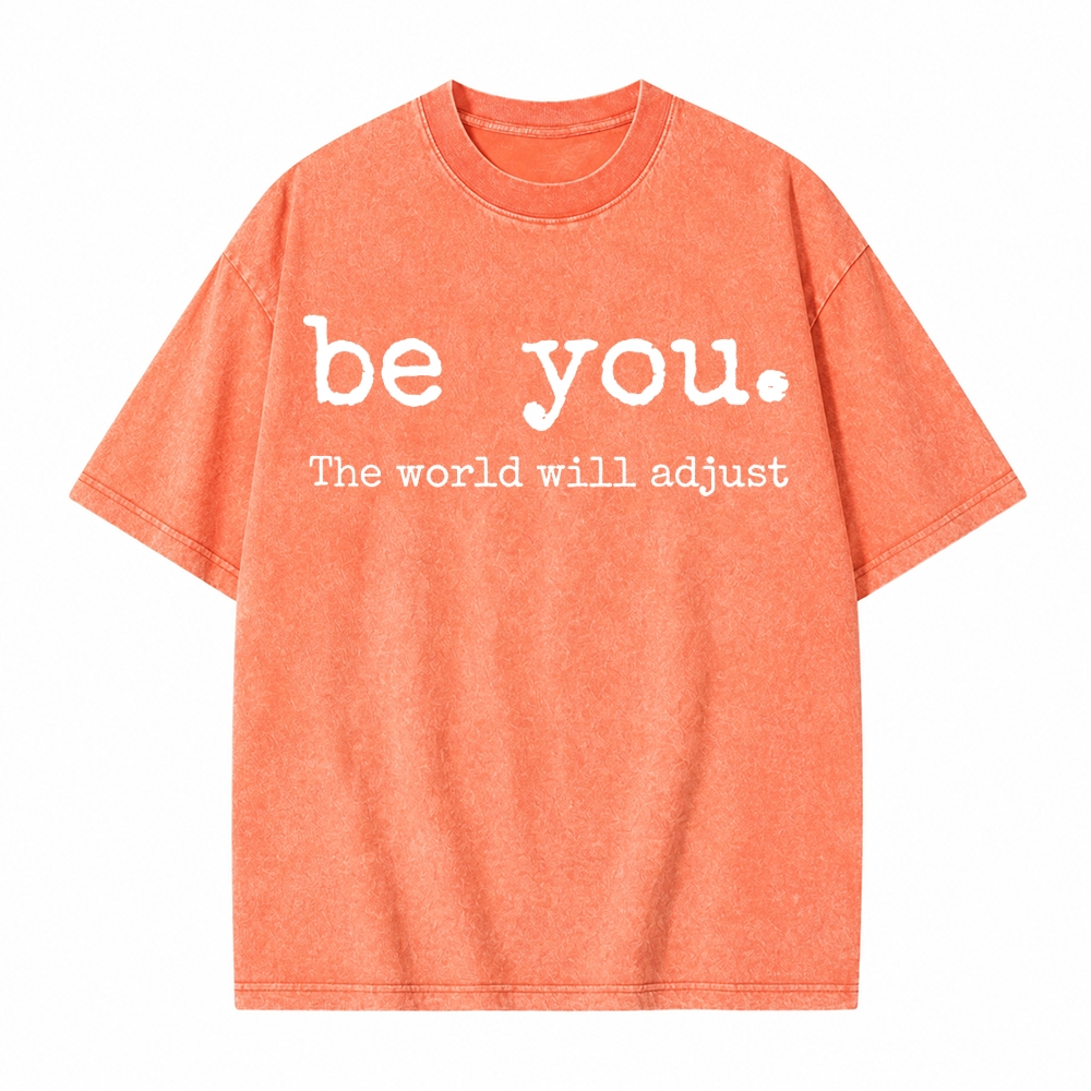 Moonnora Be You Tarot Card On Comfort Colors Washed T-Shirt