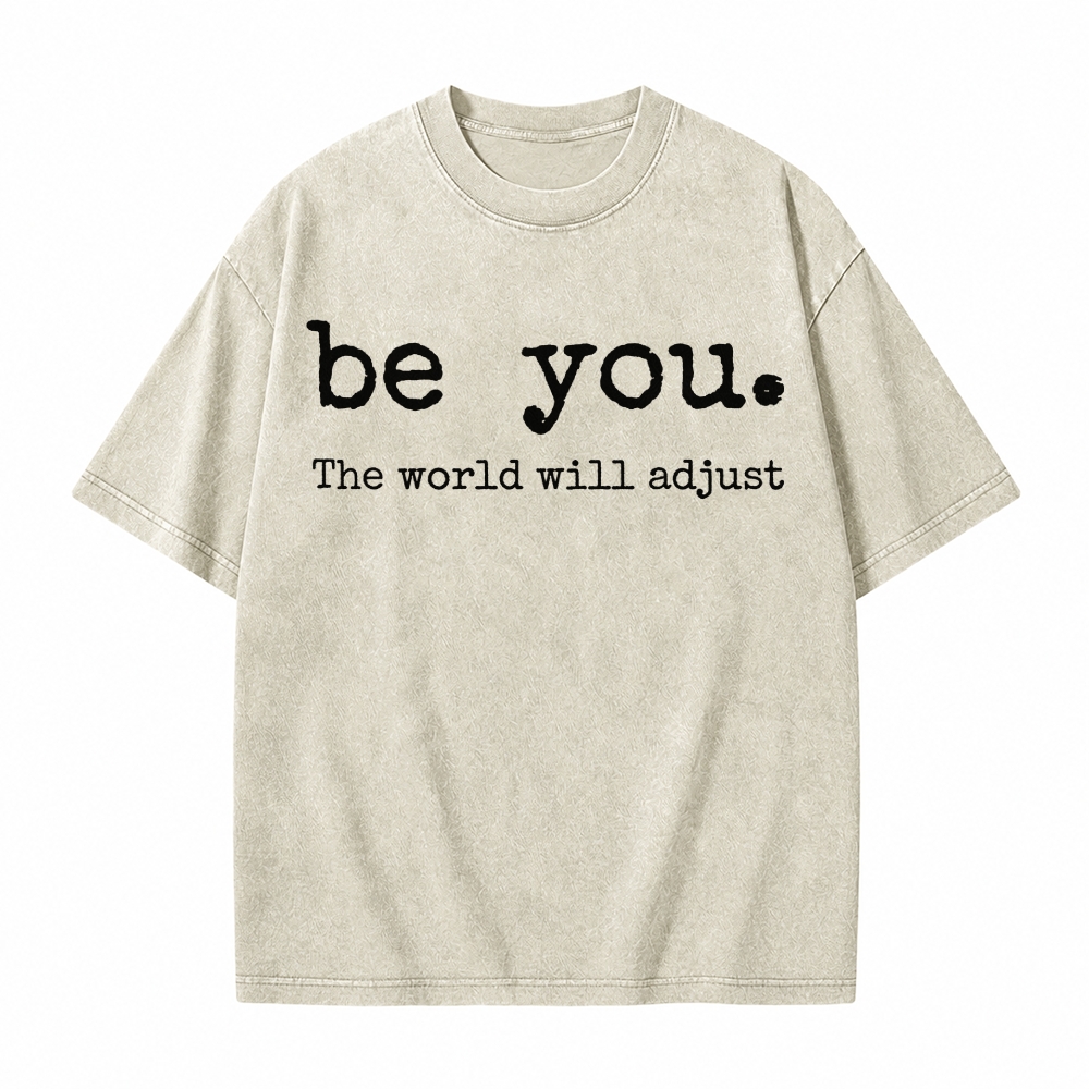 Moonnora Be You Tarot Card On Comfort Colors Washed T-Shirt