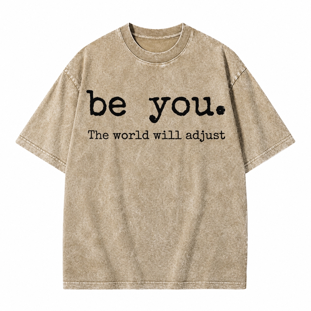 Moonnora Be You Tarot Card On Comfort Colors Washed T-Shirt