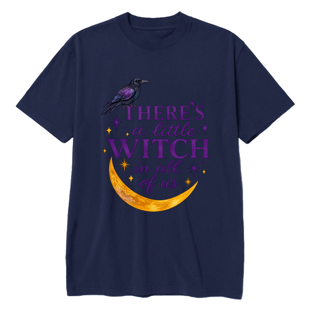 Moonnora There's A Little Witch In All Of Us Tarot Card On Comfort Colors T-Shirt