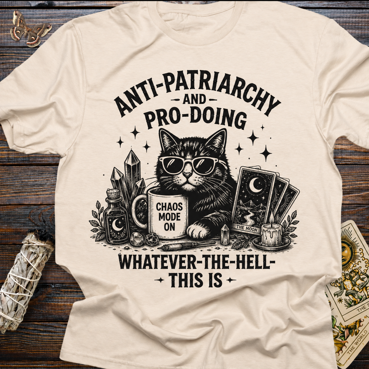 Moonnora Anti-Patriarchy and Pro-Doing T-Shirt