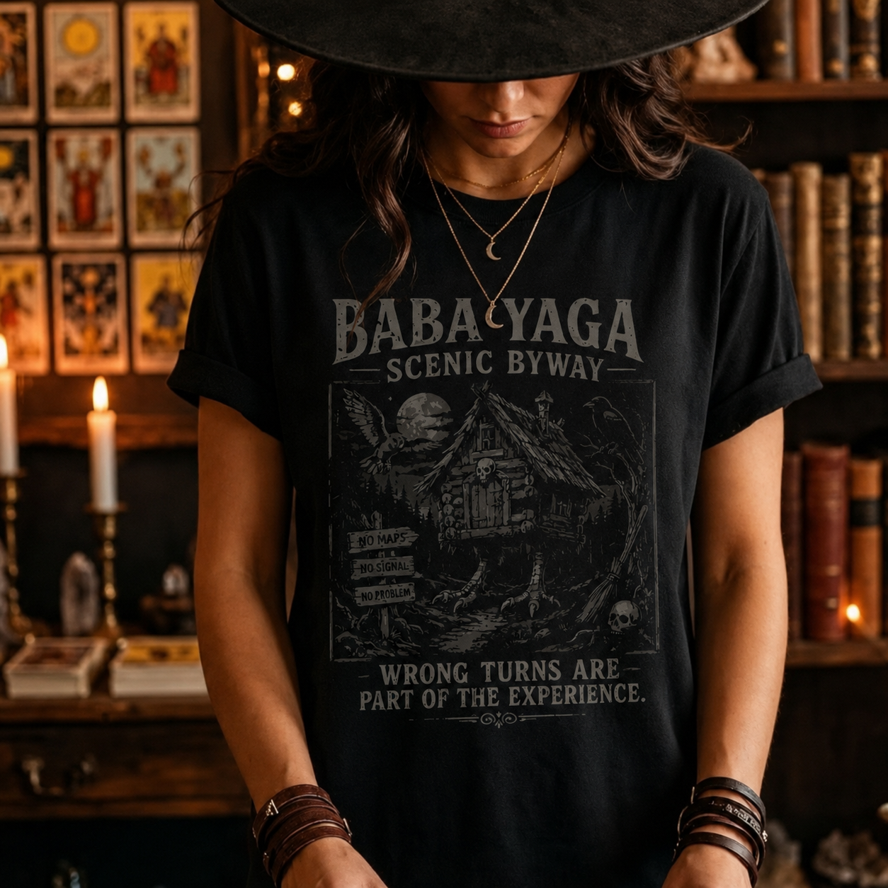 Moonnora Baba Yaga Scenic Biway T-Shirt