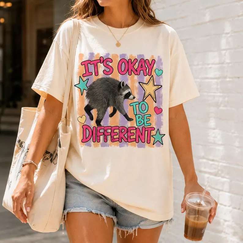 Moonnora It’s Okay To Be Different tarot card  Tarot Card On Comfort Colors T-Shirt
