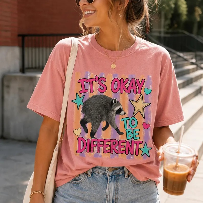 Moonnora It’s Okay To Be Different tarot card  Tarot Card On Comfort Colors T-Shirt
