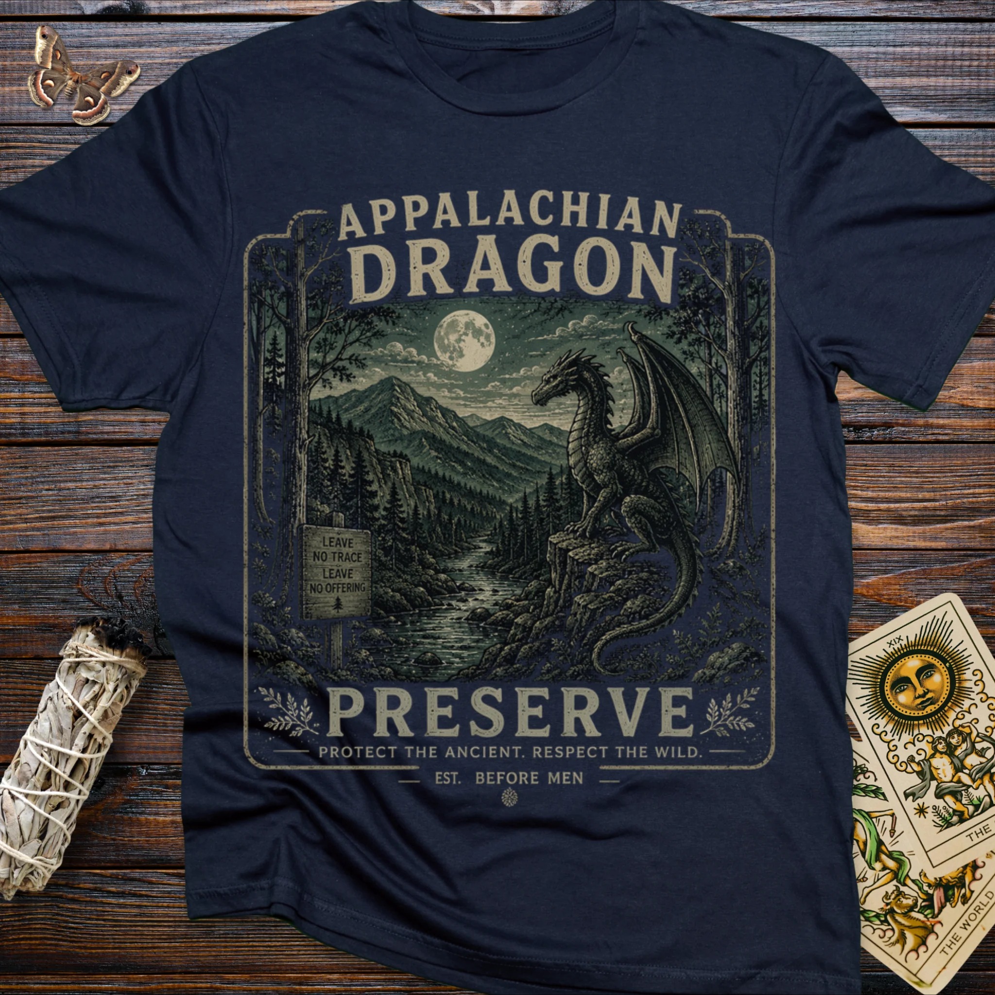 Moonnora Fantasy Dragon Graphic T-Shirt