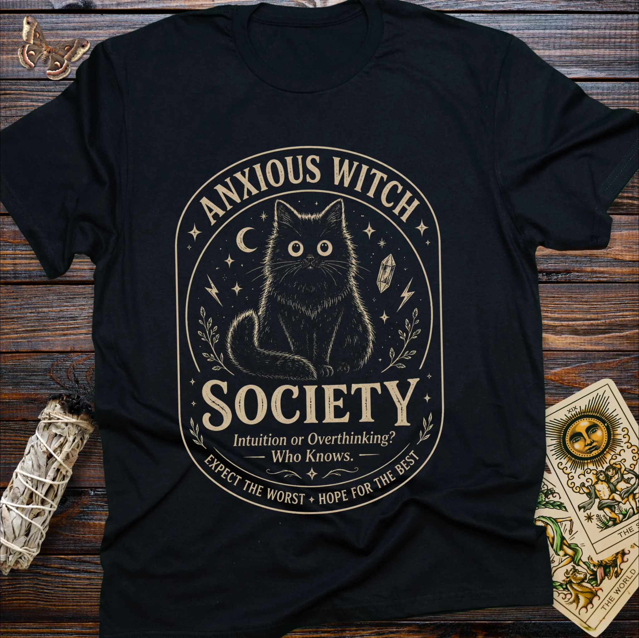 Moonnora Anxious Witch Society T-Shirt