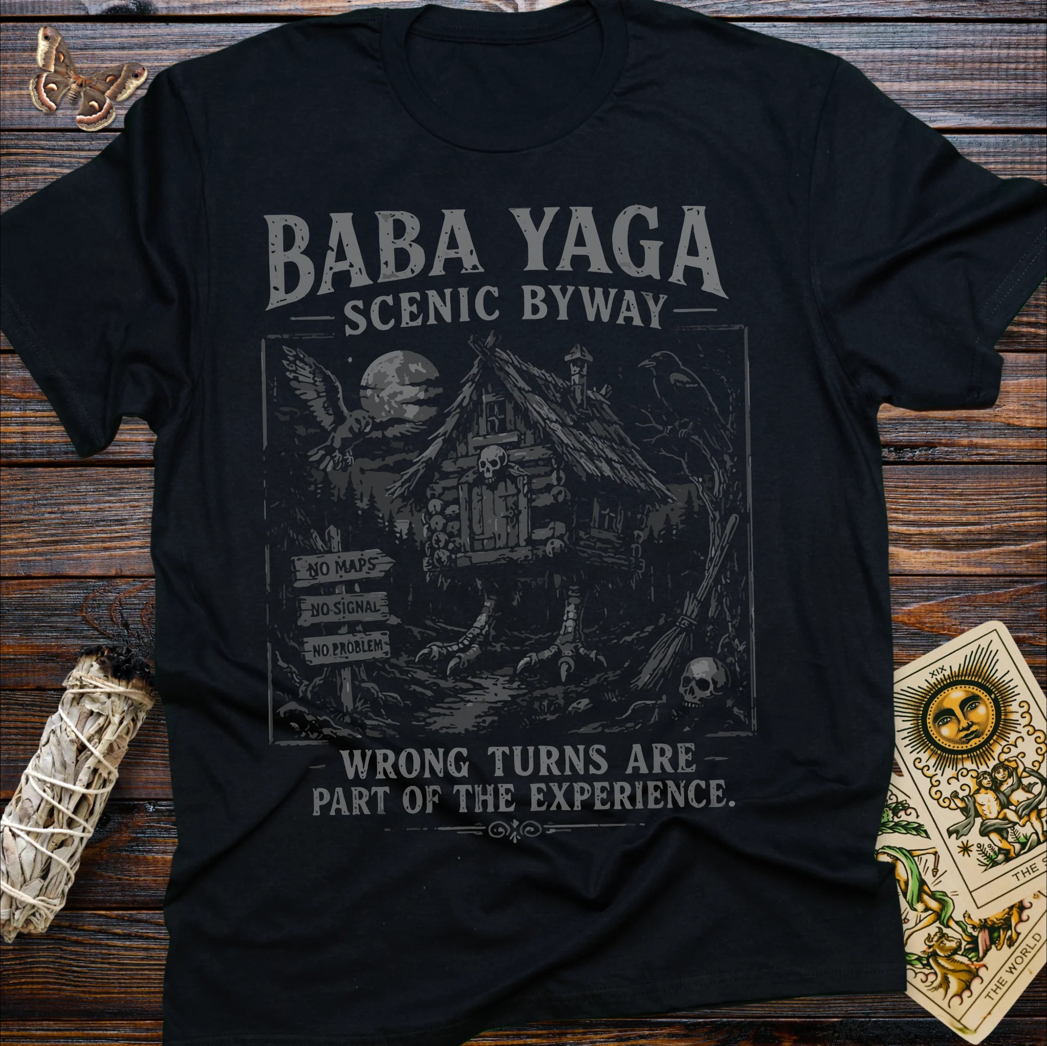 Moonnora Baba Yaga Scenic Biway T-Shirt