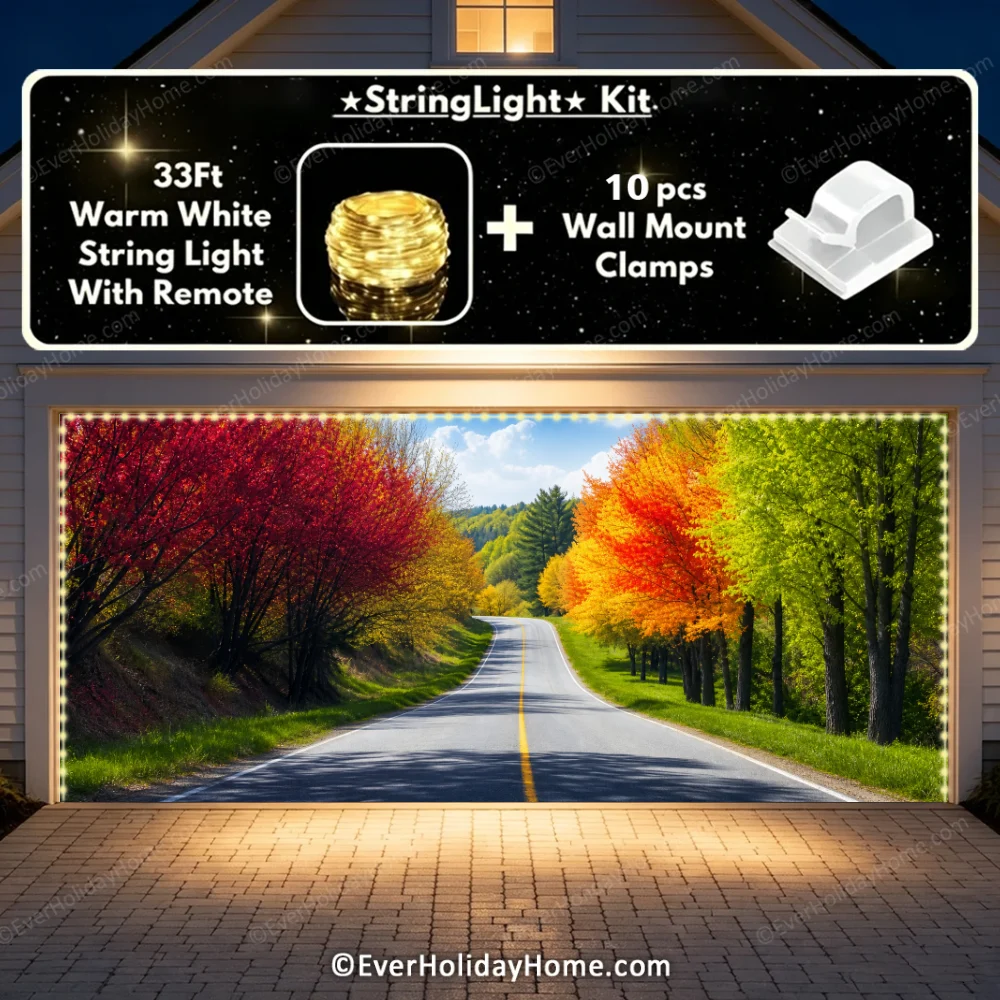 Spring Drive | Nature Garage Door Cover additional product image