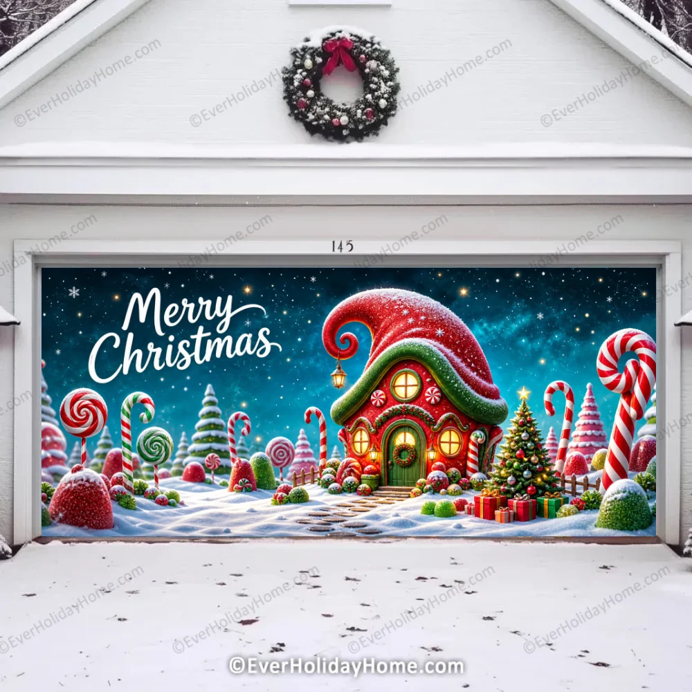 Christmas Wonderland | Christmas Garage Door Cover product image