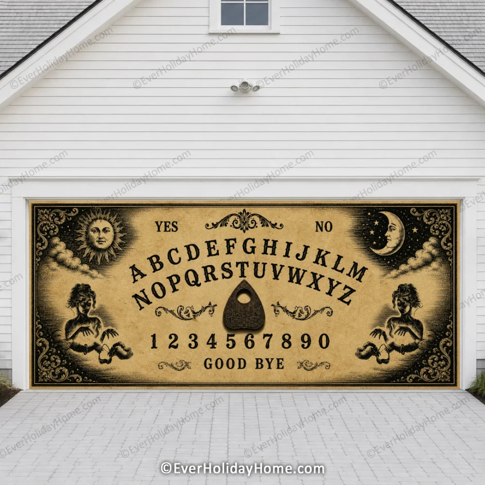 The Summoning Board | Halloween Garage Door Cover