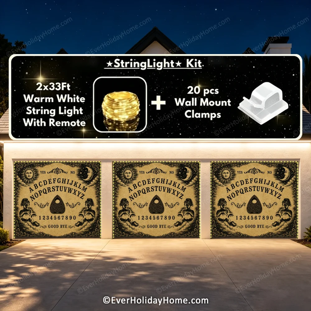 The Summoning Board | Halloween Garage Door Cover