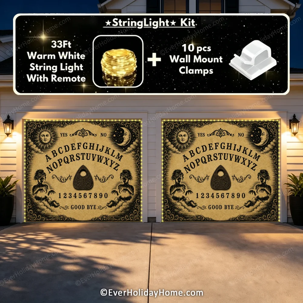 The Summoning Board | Halloween Garage Door Cover