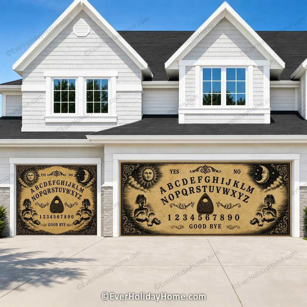 The Summoning Board | Halloween Garage Door Cover