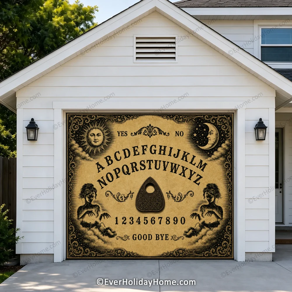 The Summoning Board | Halloween Garage Door Cover