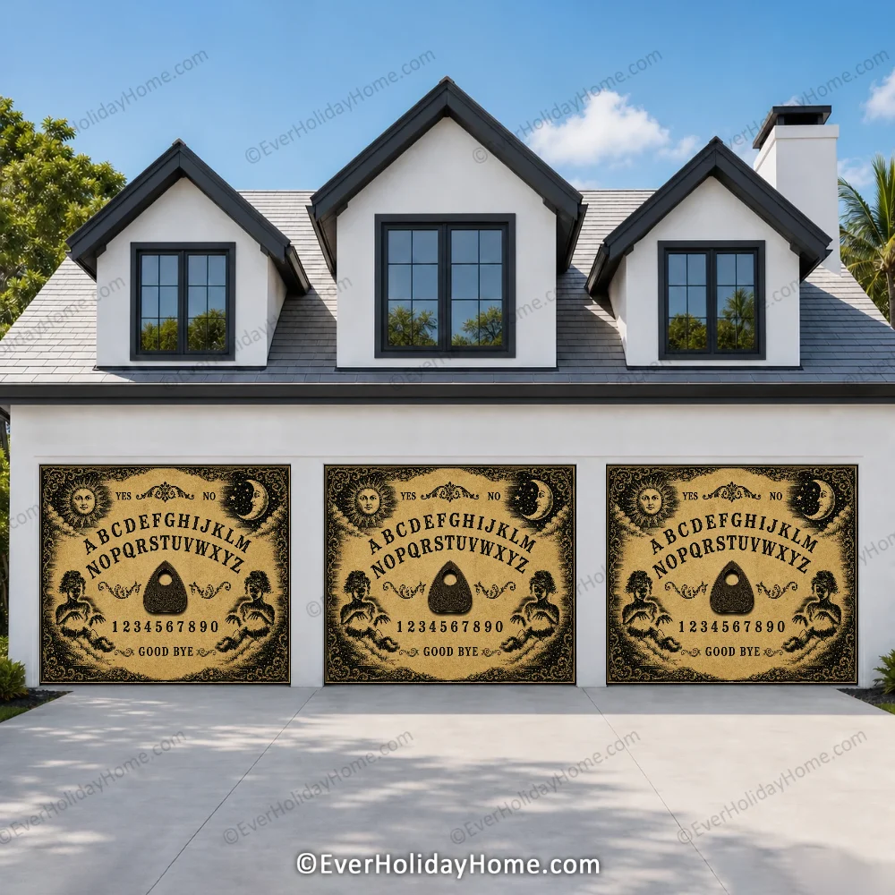 The Summoning Board | Halloween Garage Door Cover