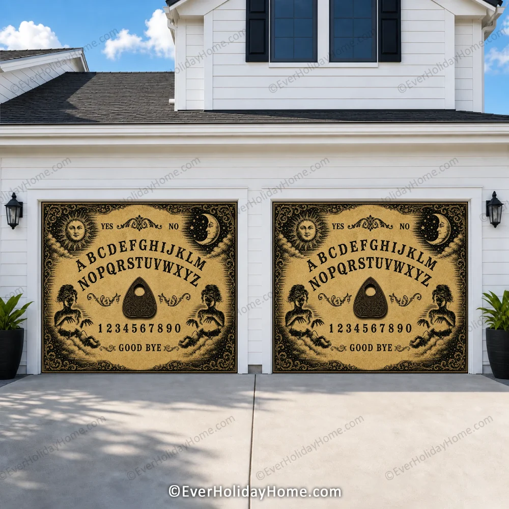 The Summoning Board | Halloween Garage Door Cover