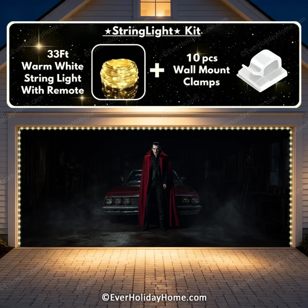 The BloodSucker | Halloween Garage Door Cover additional product image