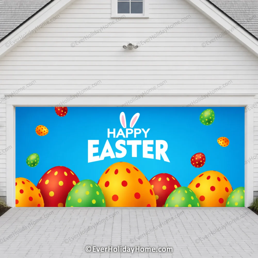 Happy Easter | Festive Garage Door Cover product image