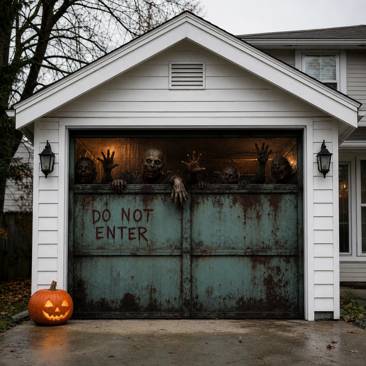 Halloween Garage Door Covers