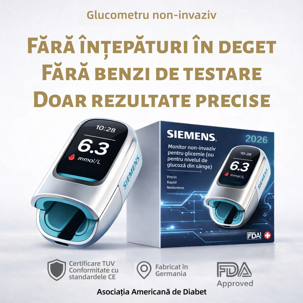 Noul glucometru inteligent, non-invaziv Siemens™ 💉 Măsurare a glicemiei fără ace și nedureroasă 🔥 Cu tehnologie germană avansată 🔥 – Rapid, precis și de încredere, monitorizați-vă cu ușurință sănătatea oricând și oriunde.