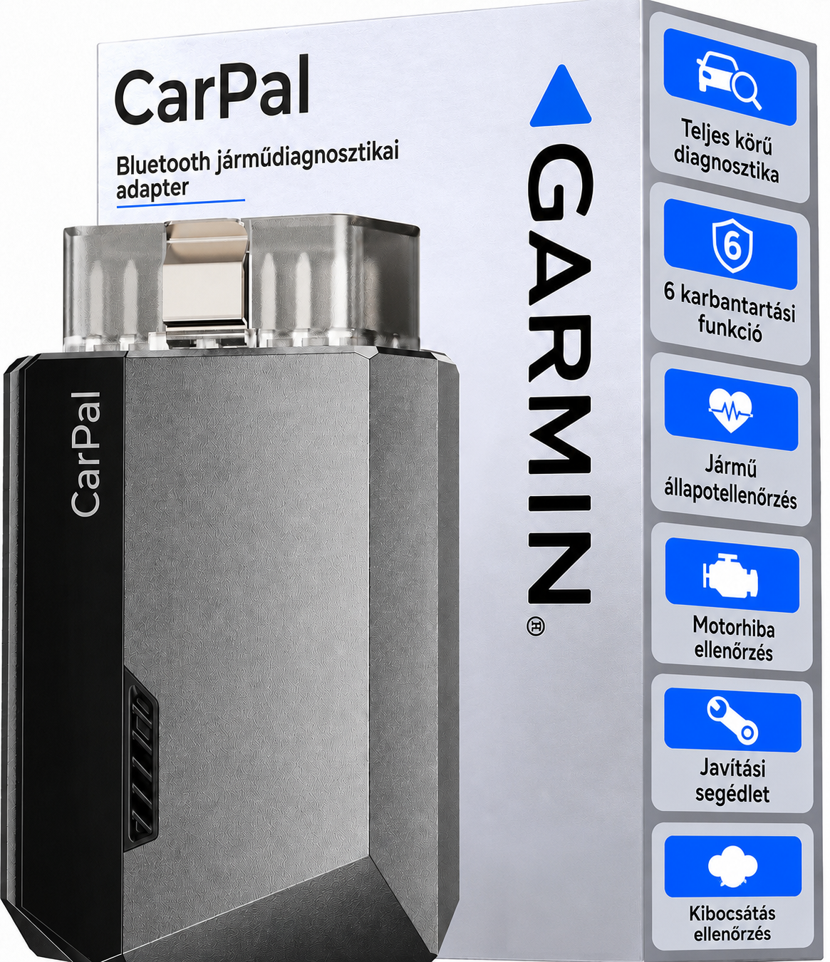 TOPDON CarPal A – Vezeték nélküli Bluetooth autódiagnosztikai készülék, teljes járműellenőrzéssel