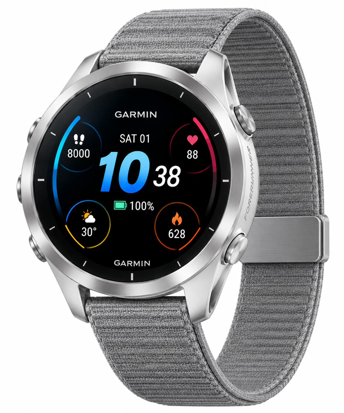 GARMIN – Prémium technológia az egészségesebb életért，AMOLED kijelző, HRV-figyelés, 80+ edzésmód és intelligens biztonsági funkciók egyetlen okosórában.