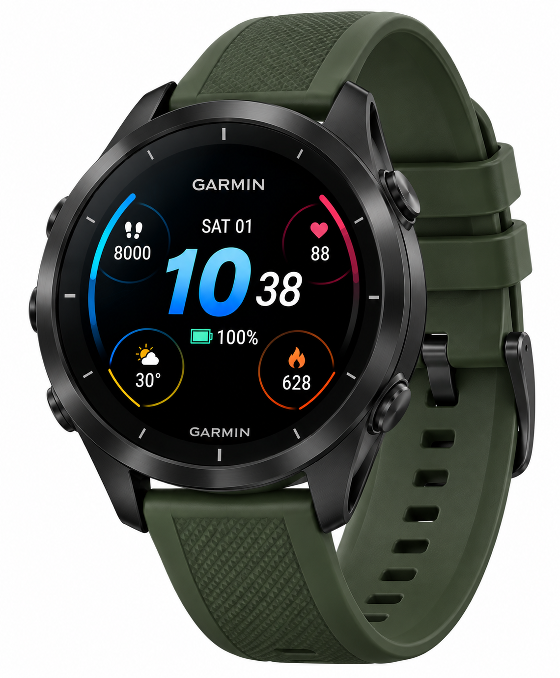 GARMIN – Prémium technológia az egészségesebb életért，AMOLED kijelző, HRV-figyelés, 80+ edzésmód és intelligens biztonsági funkciók egyetlen okosórában.