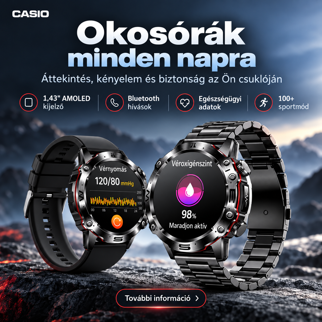 💫 2026-os CASIO AI okosóra – Otthon, a munkahelyen vagy útközben, mindig Ön mellett ⏱️