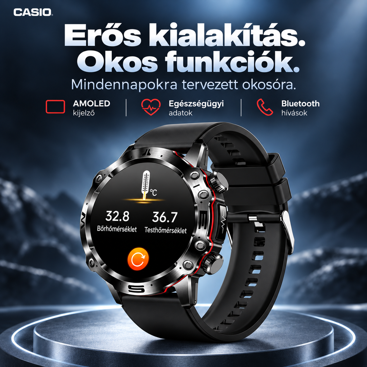 💫 2026-os CASIO AI okosóra – Otthon, a munkahelyen vagy útközben, mindig Ön mellett ⏱️