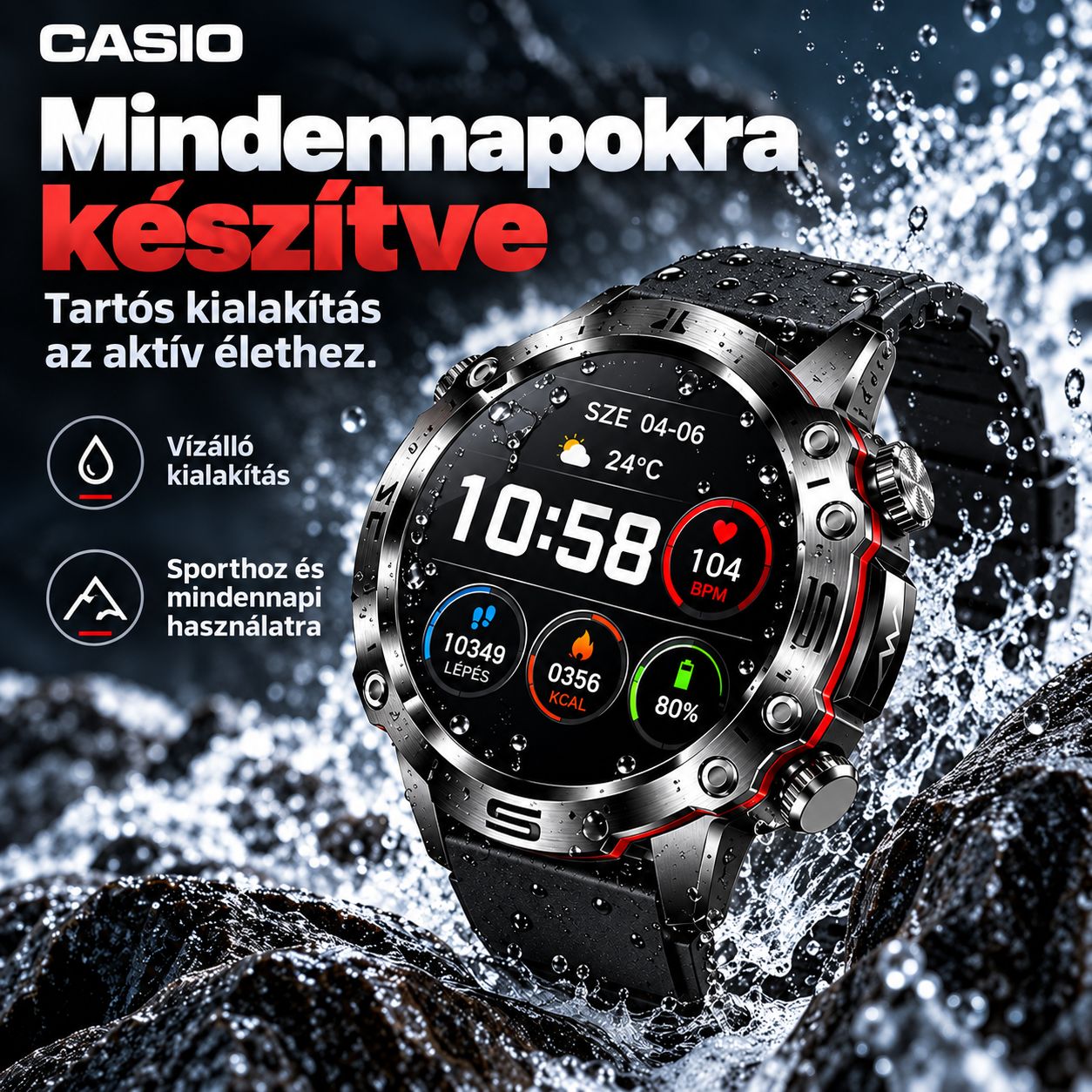 💫 2026-os CASIO AI okosóra – Otthon, a munkahelyen vagy útközben, mindig Ön mellett ⏱️