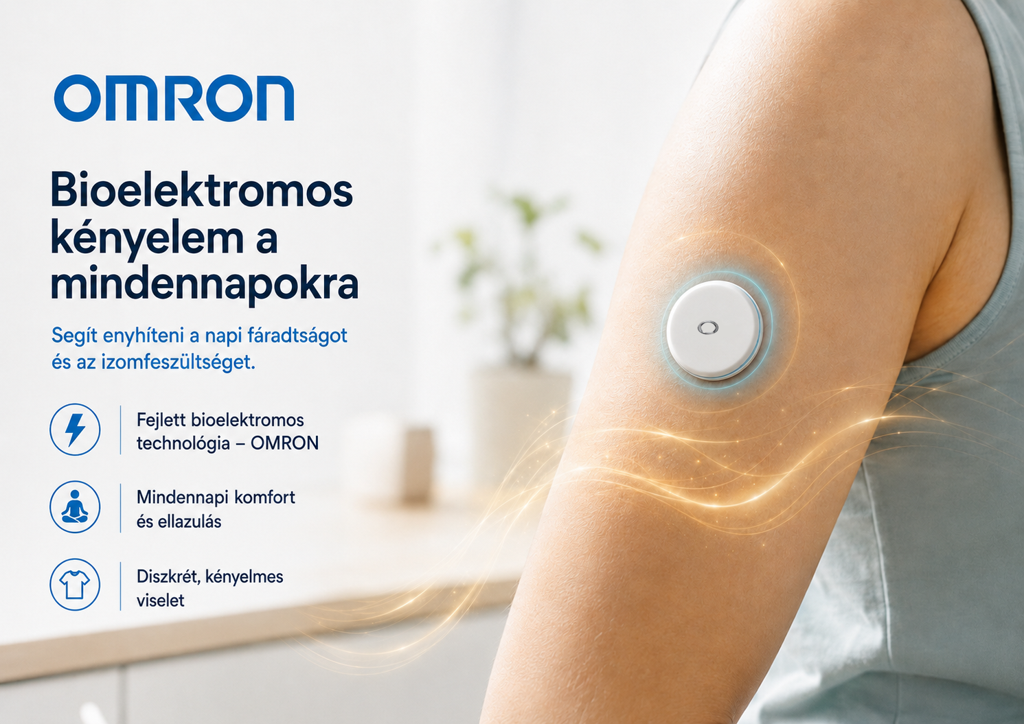 Omron Intelligens Egészségfigyelő Rendszer— Folyamatos betekintés teste változásaiba, egyszerűbb és kényelmesebb egészségfigyelés.