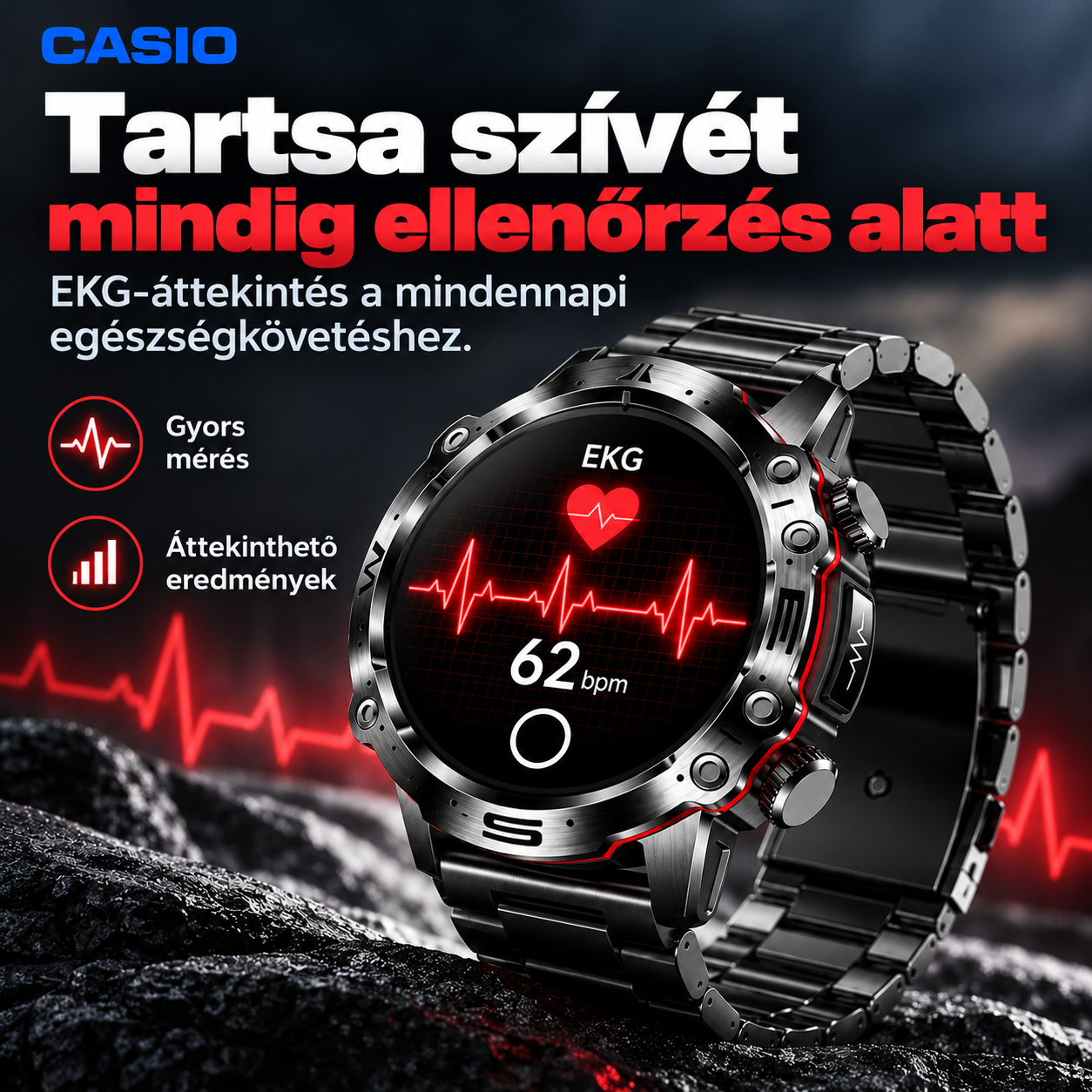 💫 2026-os CASIO AI okosóra – Otthon, a munkahelyen vagy útközben, mindig Ön mellett ⏱️