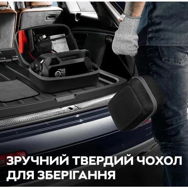 Avviatore di Emergenza con Compressore d'Aria – Starter Batteria 4000A con Inflatore per Pneumatici e Batteria da 20000mAh Kit Di Attrezzi Per Auto Kit Di Sollevatore Per Auto Accessori Auto Veicolo