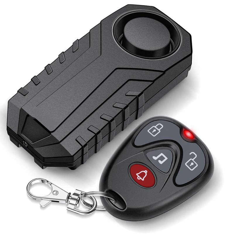 Allarme per bicicletta impermeabile con telecomando wireless, allarme di sicurezza anti‑furto da 110 dB per moto, scooter e bicicletta, sistema di allarme di protezione per veicoli