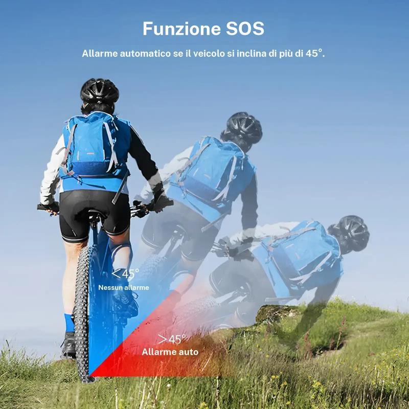 Allarme per bicicletta impermeabile con telecomando wireless, allarme di sicurezza anti‑furto da 110 dB per moto, scooter e bicicletta, sistema di allarme di protezione per veicoli